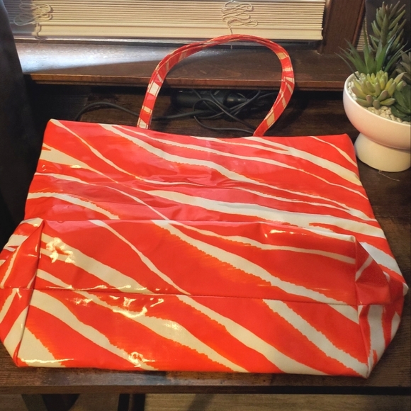 Orange zebra tote - Picture 4 of 4